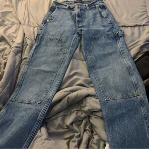 Abercrombie and fitch double front carpenter jeans